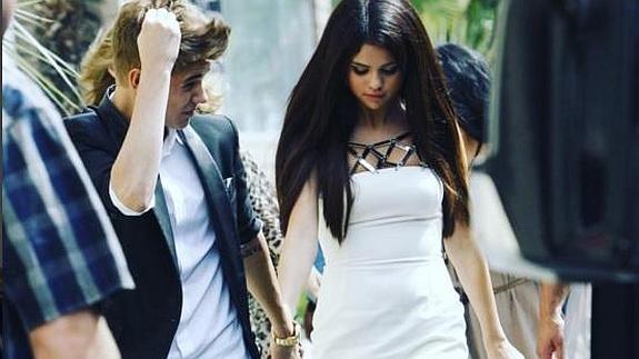 Justin Bieber y Selena Gomez.