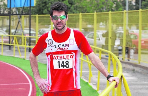 Benjamín Sánchez, nuevo campeón regional de marcha.