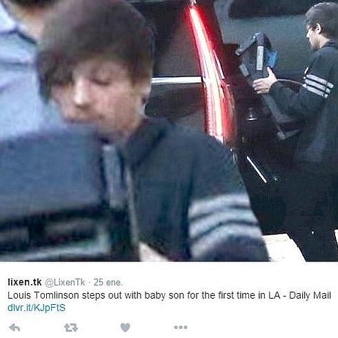 Louis Tomlinson, de One Direction, las primeras imágenes con su hijo