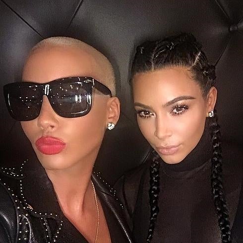 Kim Kardashian y Amber Rose.