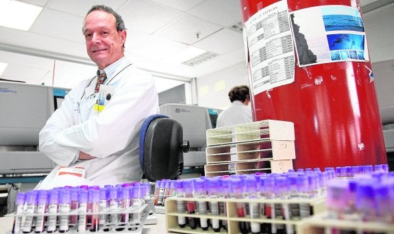 José María Moraleda, jefe del Servicio de Hematología de La Arrixaca y coordinador hospitalario para trasplantes de médula.