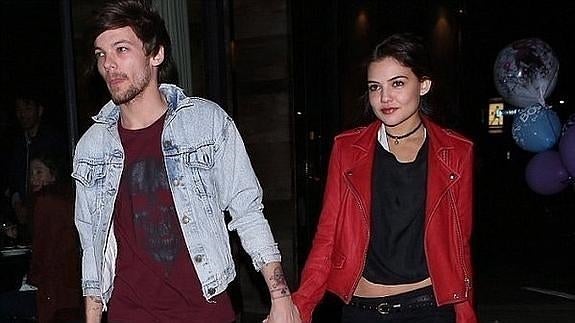 Louis Tomlinson y Danielle Campbell