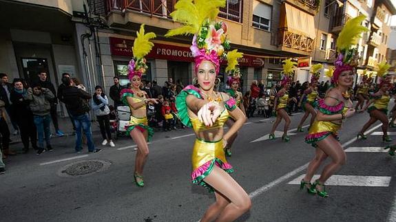 Un momento del desfile, este sábado, en Cabezo de Torres.