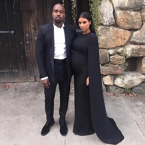 Kim Kardashian y Kanye West.