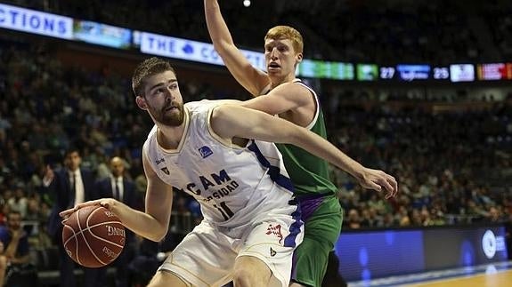 Radovic, en el partido contra el Unicaja de este domingo. 