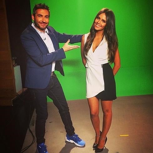 Cristina Pedroche junto a Frank Blanco. 