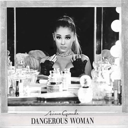 Imagen promocional de Dangerous Woman de Ariana Grande.