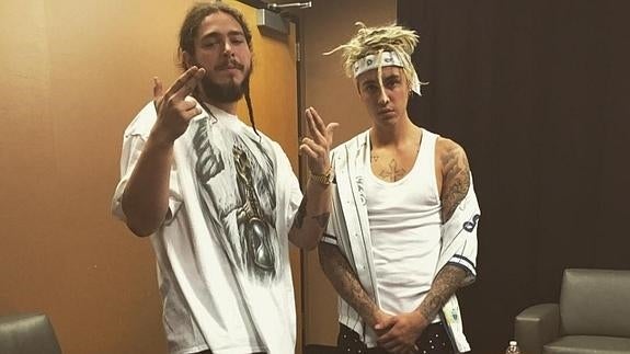 Justin Bieber y Post Malone.