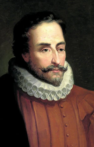 Retrato de Miguel de Cervantes, por Eduardo Balaca.