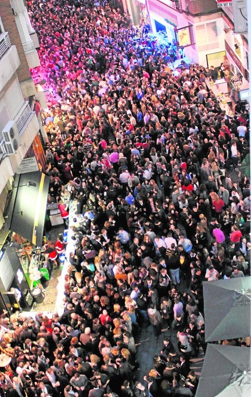 Imagen aportada por vecinos de la Navidad de 2012 en Pérez Casas.