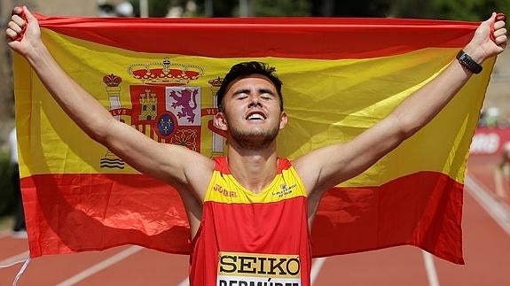 Manu Bermúdez, plata en el Mundial de Marcha de Roma