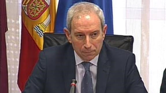 Francisco Ferrer, durante su intervención en la comisión.