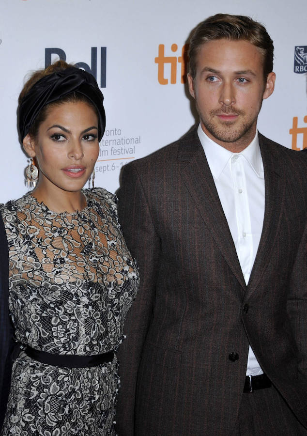 Eva Mendes y Ryan Gosling en la presentación de 'The place beyond the pines' en 2012. 