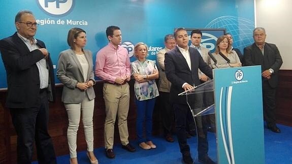 Rueda de prensa sobre el Mar Menor. 