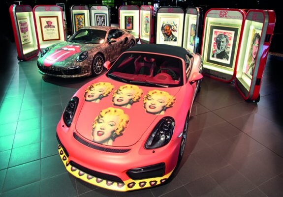 Porsche y Andy Warhol se unen en una muestra itinerante que llega a Murcia