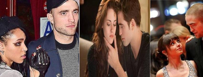 Robert Pattinson con FKA Twigs, Kristen Stewart y Christina Ricci