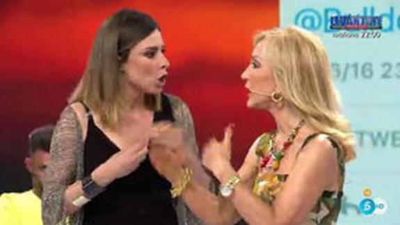 Sandra Barneda  y Carmen Lomana 