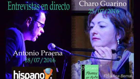 Antonio Praena y Charo Guarino, en el nuevo ciclo de entrevistas de Canal Literatura