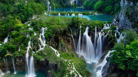 Parque Natural de Plitvice, Croacia.