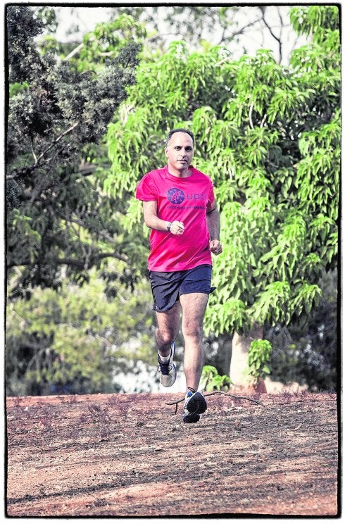 Alejandro Díaz Morcillo, corriendo. :: josé maría rodríguez / agm