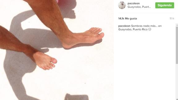 Paco León regala un nuevo desnudo a sus seguidores, esta vez, el más extraño