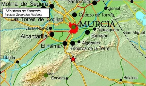 La Alberca registra un terremoto de 2,1 grados en la escala de Richter