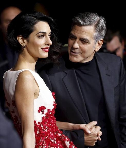 Amal y George Clooney.  