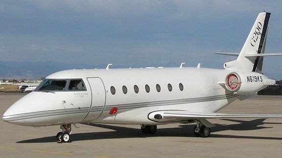 El avión de Cristiano