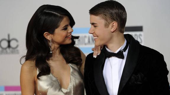 Justin Bieber y Selena Gomez. 