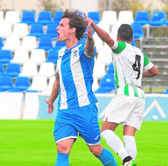 Chumbi, el jugador más en forma del Lorca FC. 