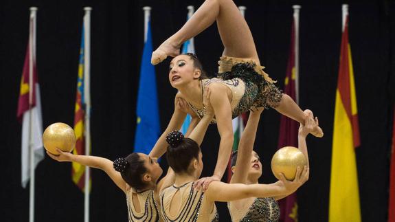 Uno de los ejercicios de este sábado. 