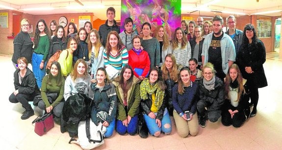 Alumnos de la UMu que hicieron de voluntarios. 