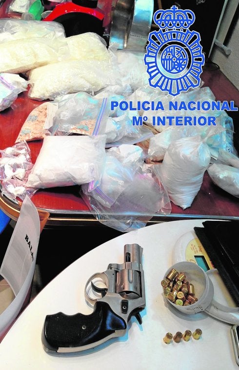 Incautación de cocaína en Molina, en una imagen de archivo.