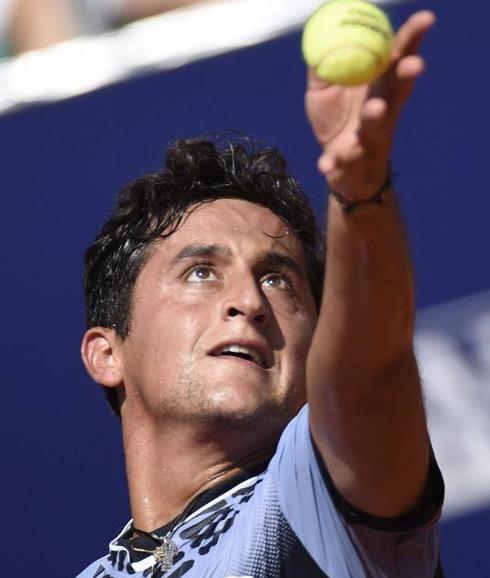 Nicolás Almagro, durante un partido. 