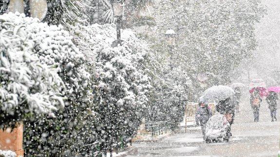 «La felicidad no se compra», el mensaje viral de un murciano sobre la nieve