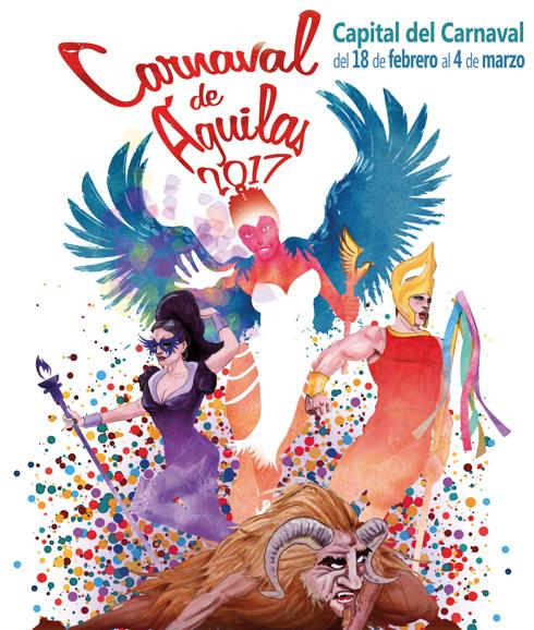 Cartel Anunciador del Carnaval de Águilas 2017 