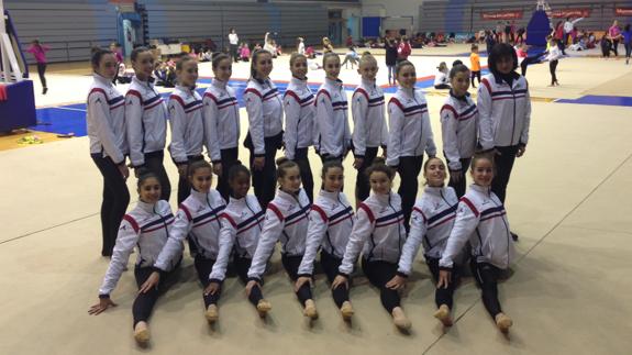 Los equipos de Gymnos85 que competirán en el mundial de Estonia. 