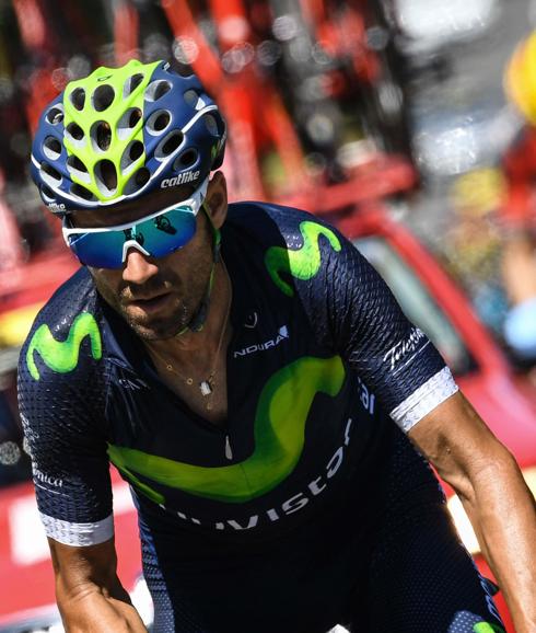 Alejandro Valverde, líder del equipo Movistar