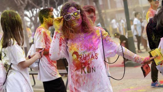 Participantes de la primera Arena Bruja's Run de Llano de Brujas. 
