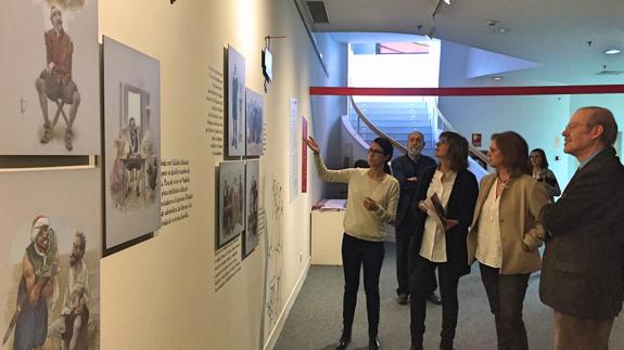 Presentación de la exposición 'Miguel EN Cervantes. El retablo de las maravillas'. 