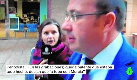 La periodista de La Sexta, interpelando a Sánchez. 