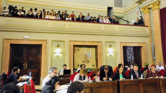 Pleno del Ayuntamiento de Murcia.