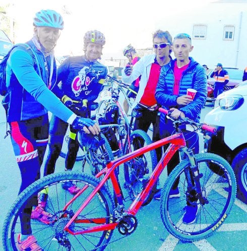 Francisco Tomás, José Ramón Palazón, Antonio Alpáñez y Antonio Saura. 