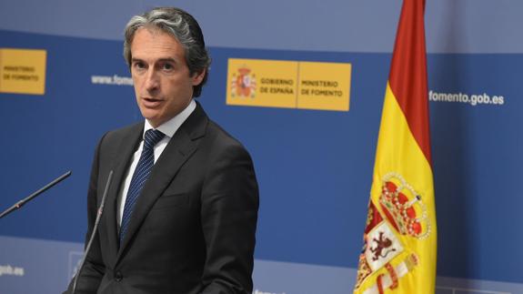 Íñigo de la Serna durante una rueda de prensa.