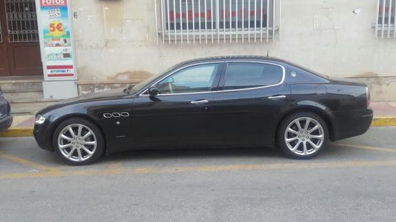 El Maserati Quattroporte de 'El Karateka'. 