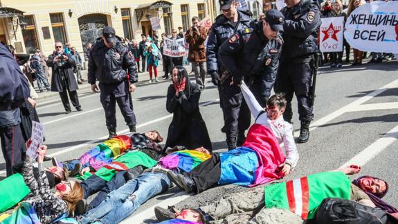 Las protestas se suceden en Rusia