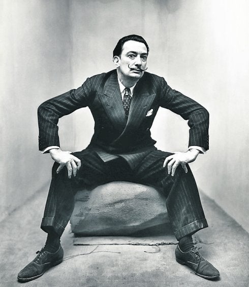 Retrato de Dalí por Irving Penn.