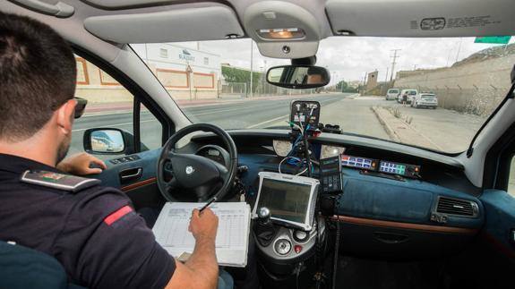 Control de velocidad de la Policía