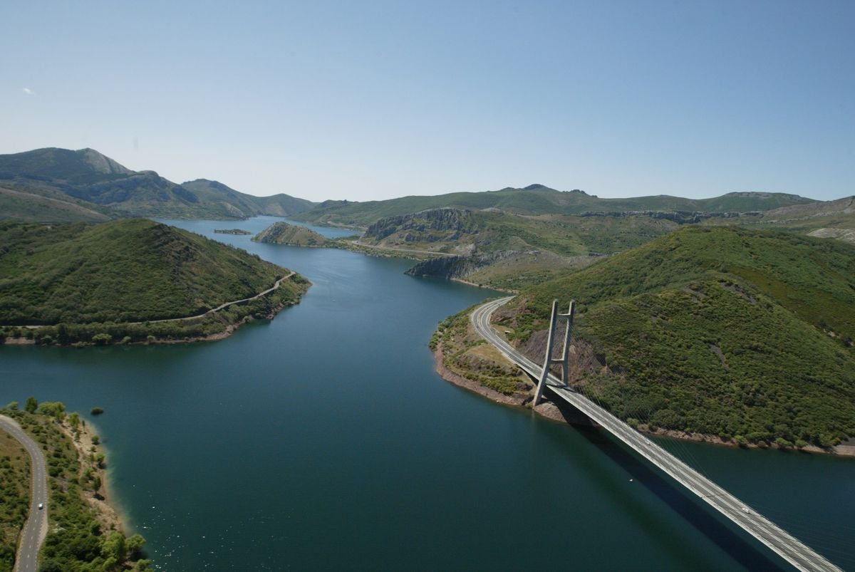 León a vista de pájaro