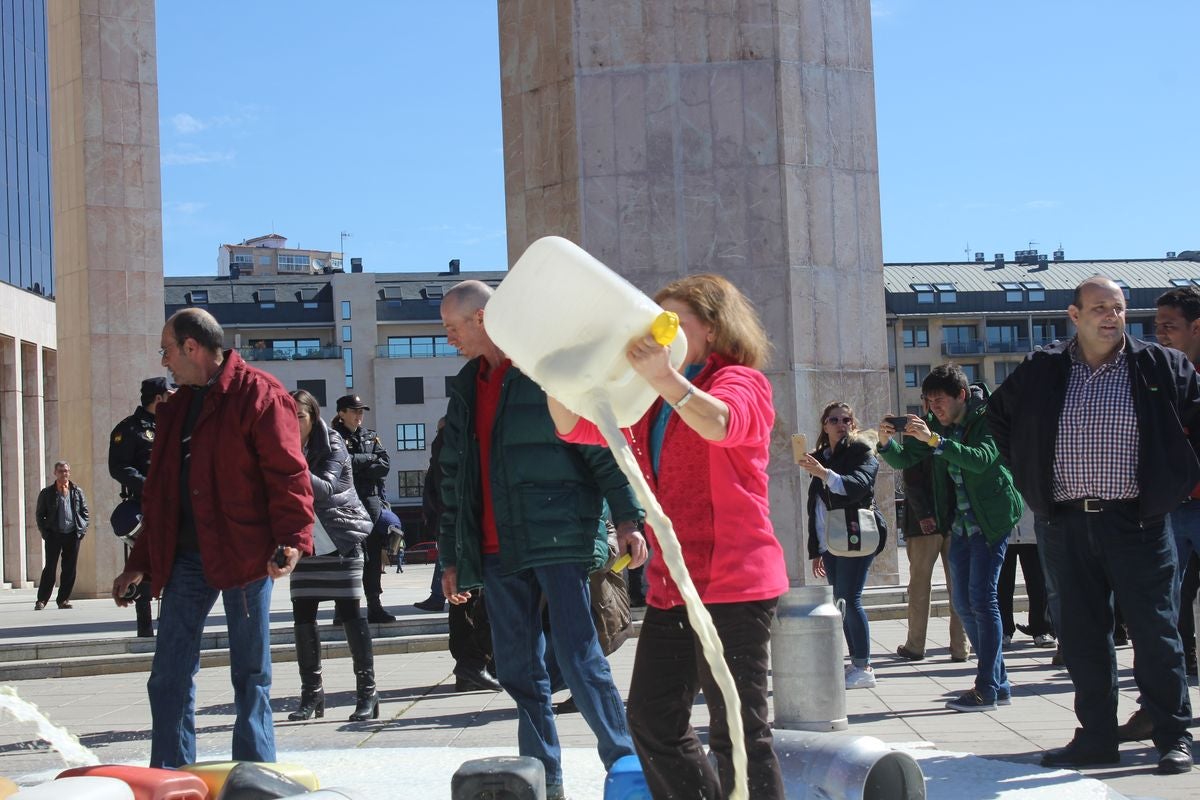 La leche, por los suelos